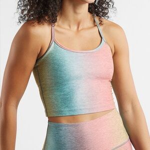 Beyond Yoga Racerback Cropped Cami Tank in Nebula Size M